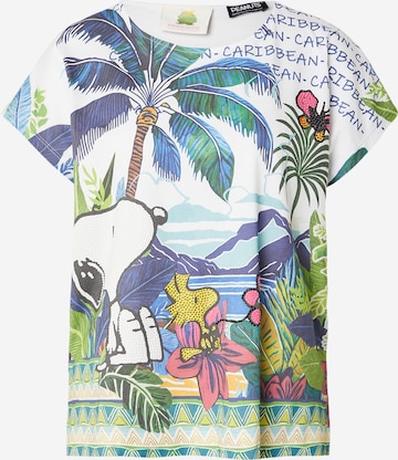 žalia PRINCESS GOES HOLLYWOOD Marškinėliai 'SNOOPY Caribbean': priekis