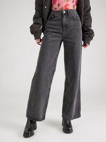 BDG Urban OutfittersWide Leg/ Široke nogavice Traperice - siva boja: prednji dio
