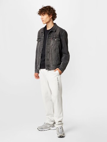 Calvin Klein Jeans Normální Kalhoty – šedá