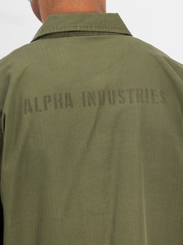 Geacă de primăvară-toamnă 'P-41 HBT' de la ALPHA INDUSTRIES pe verde