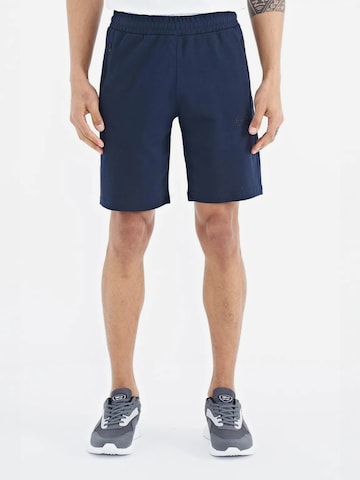 Pantalon Tommy Life en bleu : devant