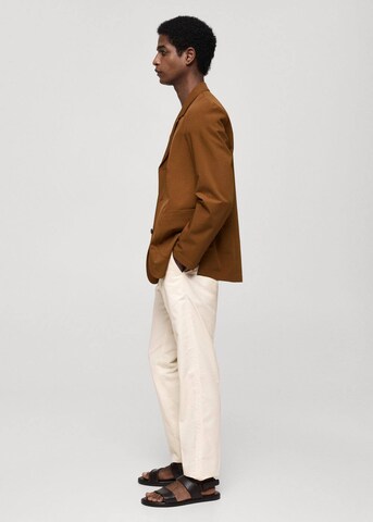 MANGO MAN Regular Pants 'Dallas' in Beige