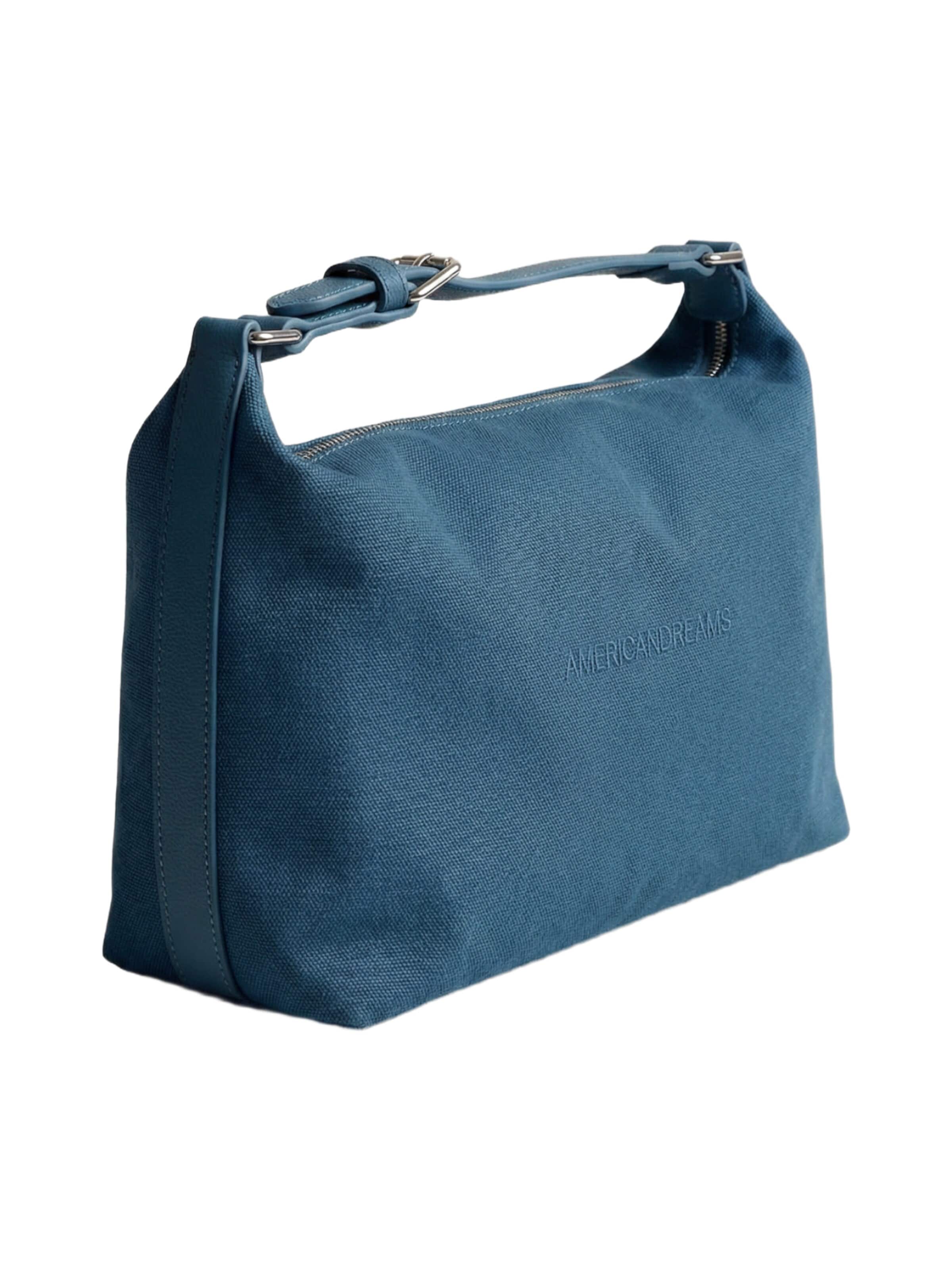 americandreams Handbag 'Canvas Club' in Blue
