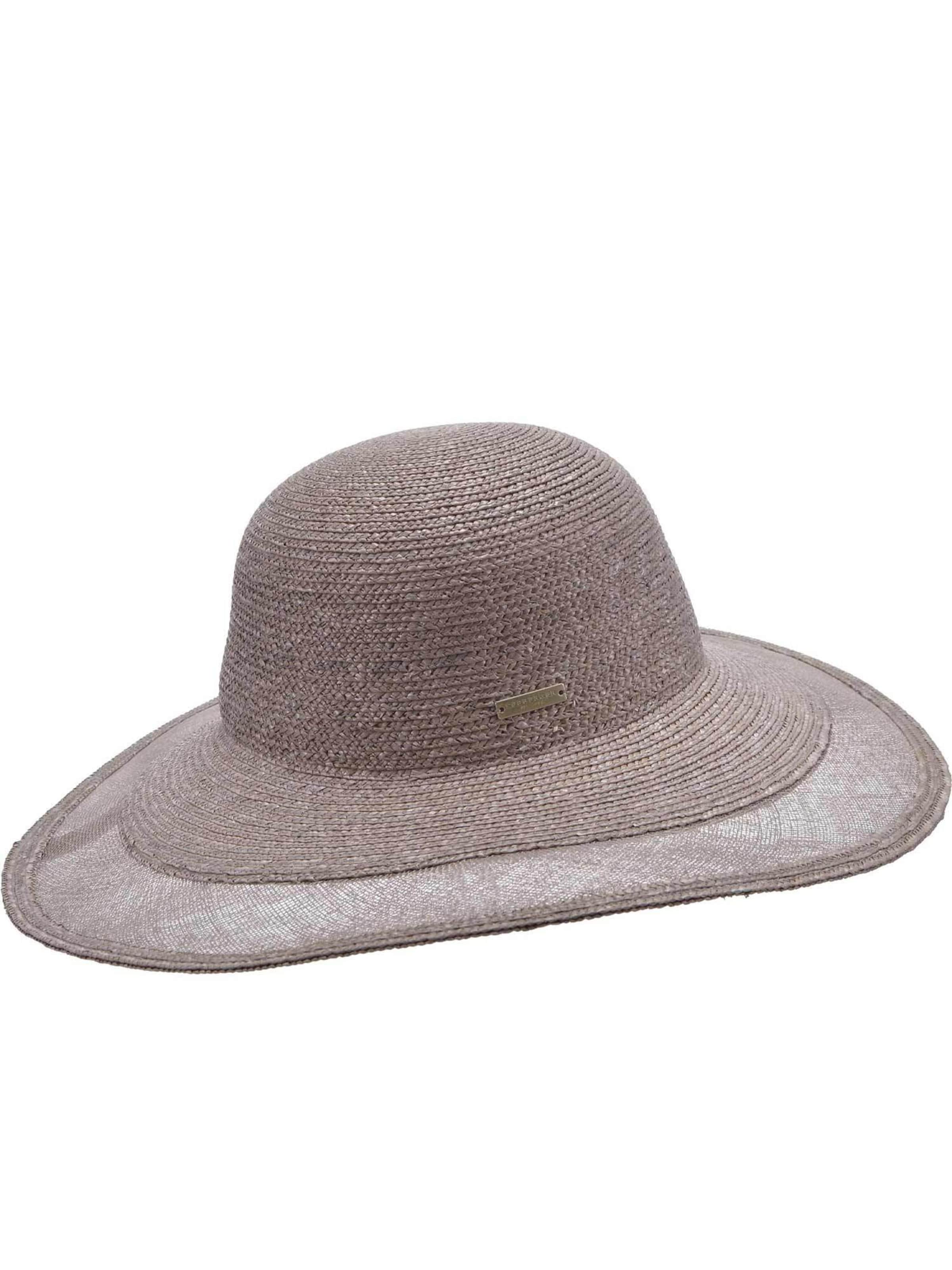 Seeberger Hat 'Hut' in Brown: front