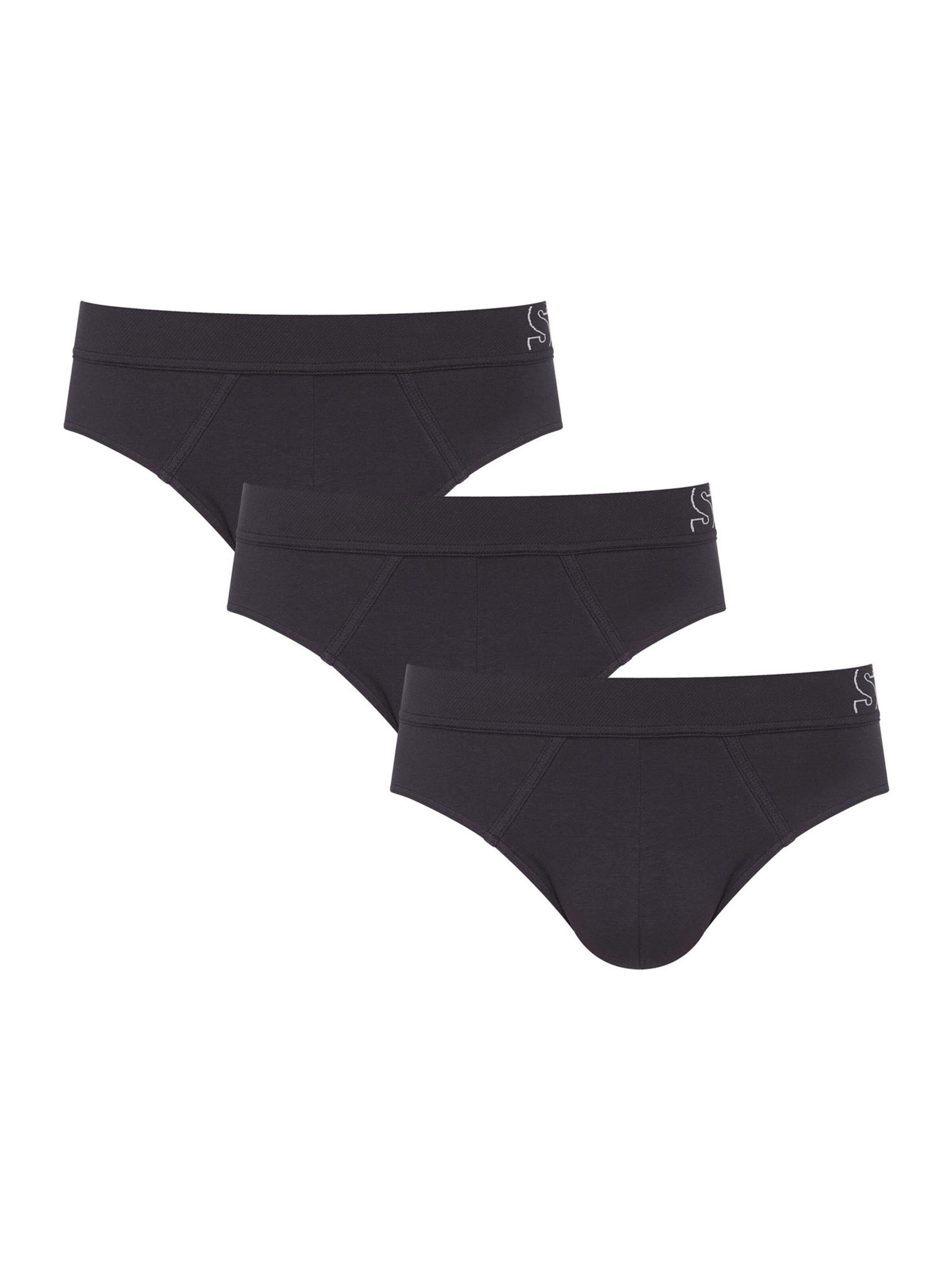 SLOGGI - Cueca 'Briefs' em cinzento: frente