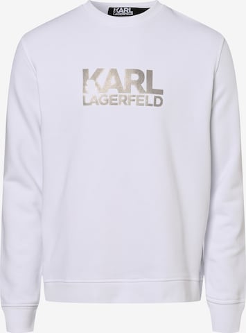 Karl Lagerfeld Sweatshirt in Wit: voorkant