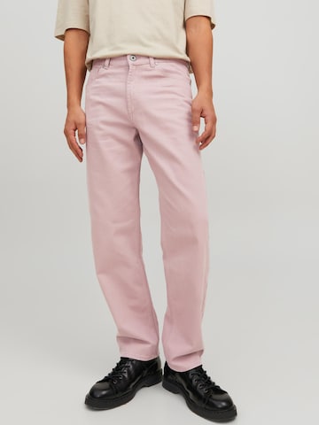 JACK & JONES Jeans 'Chris' in Pink: predná strana