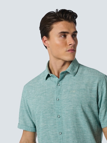 No Excess Regular fit Button Up Shirt in Blue