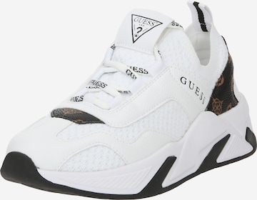 GUESS Sneakers laag 'GENIVER2' in Wit: voorkant