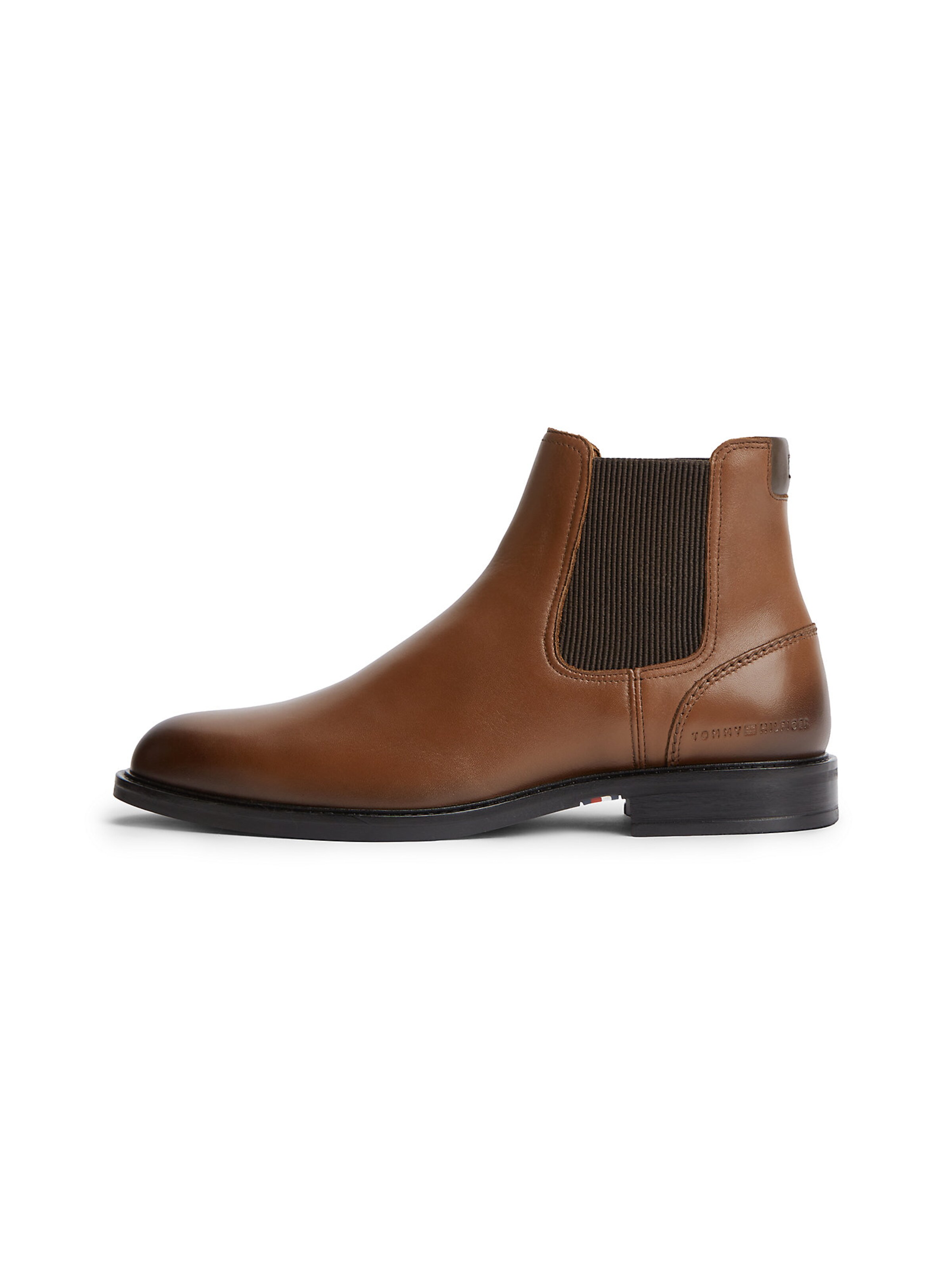 TOMMY HILFIGER Chelsea boots 'Corporate' in Brown: front