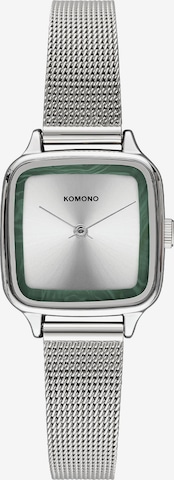 Komono Analog Watch 'Komono' in Silver: front