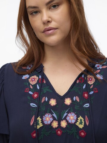 Vero Moda Curve Blusekjole 'Sina' i blå