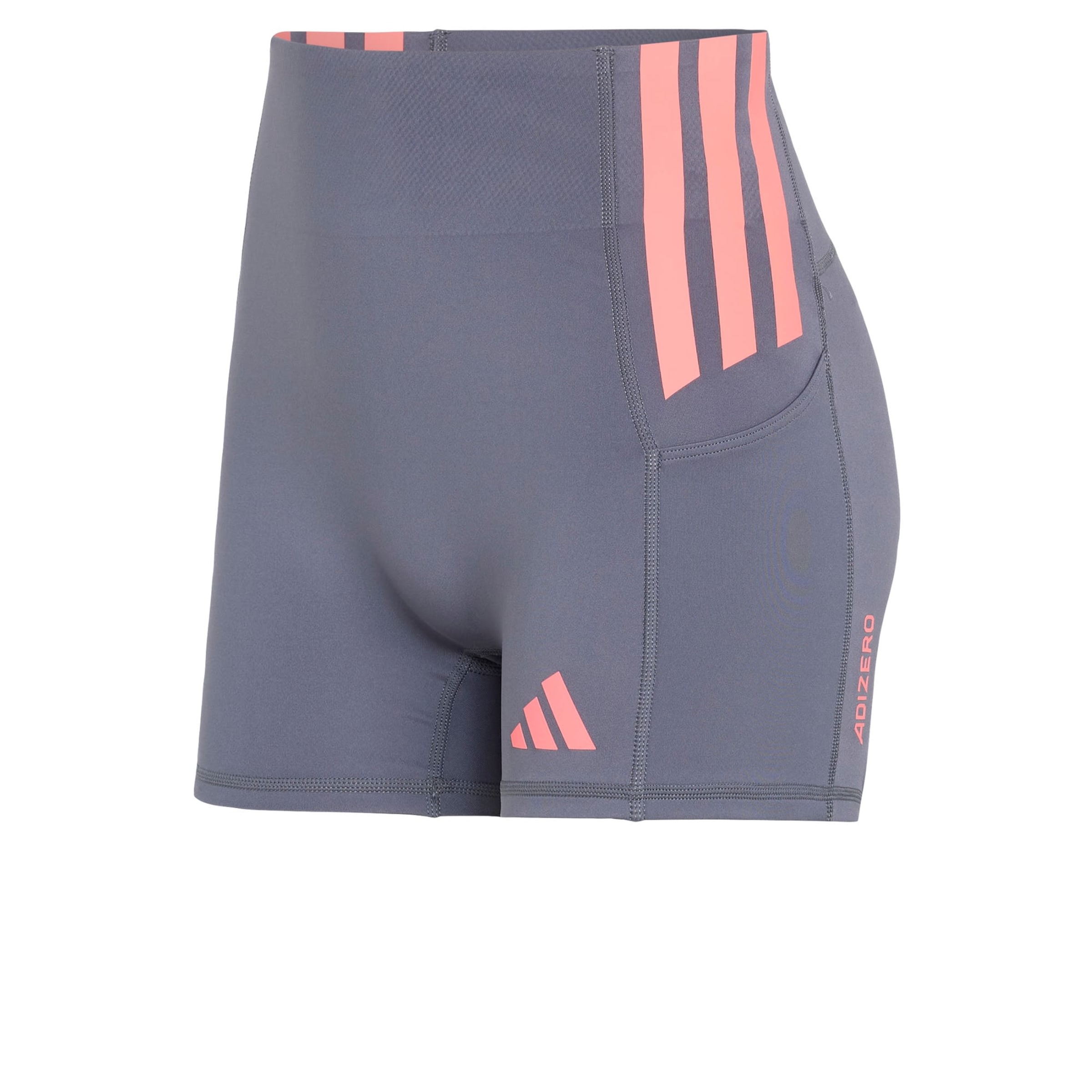 Pantalon de sport 'Adizero' ADIDAS PERFORMANCE en gris : devant