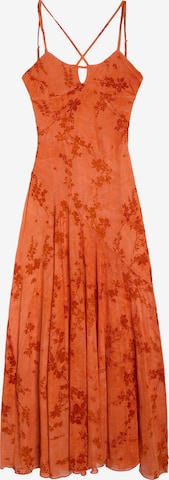 Bershka Letní šaty – oranžová: přední strana