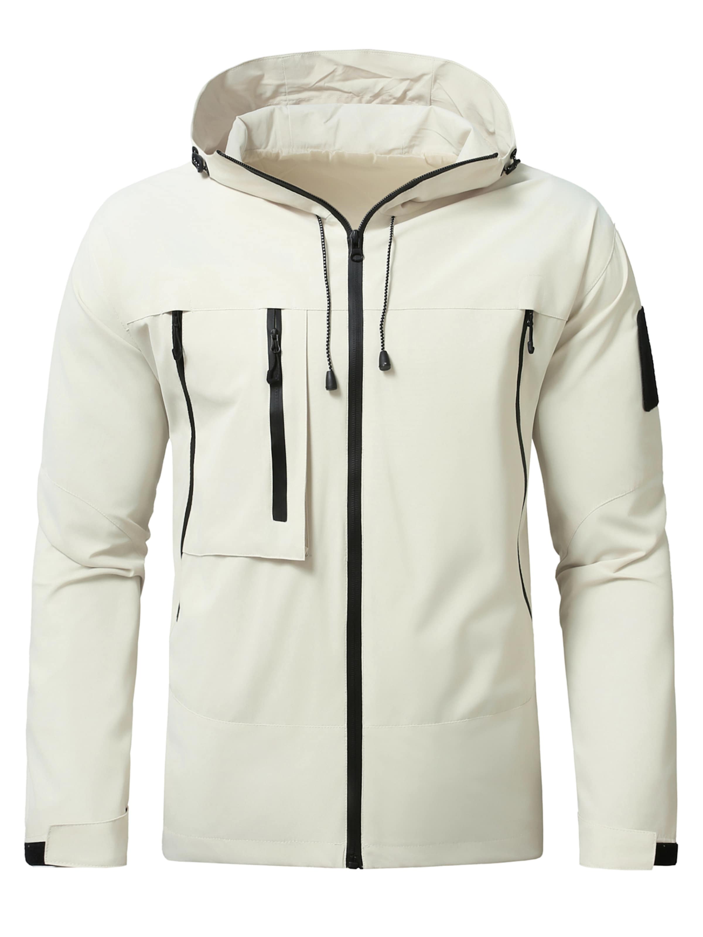 Youthup Outdoor jacket in White: front