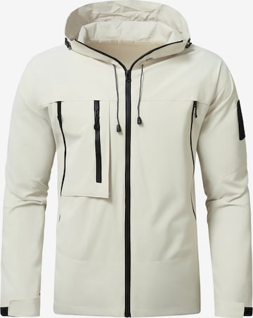 Youthup Outdoor jacket in White: front