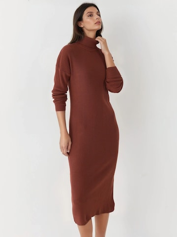 Robes en maille 'Strickkleider' My fashion en marron