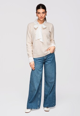 Ombre Sweater in Beige