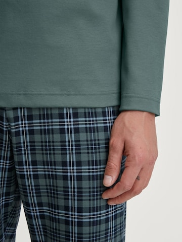 CALIDA Long Pajamas in Green