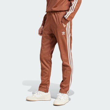 ADIDAS ORIGINALS regular Παντελόνι 'Adicolor Classics Beckenbauer' σε καφέ: μπροστά