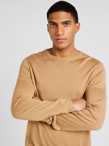 Pull-over 'Leno-P' BOSS en beige