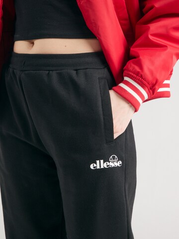ELLESSE Ozke Hlače 'Marjana' | črna barva