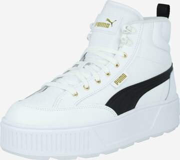 Sneaker alta 'Karmen' di PUMA in bianco: frontale