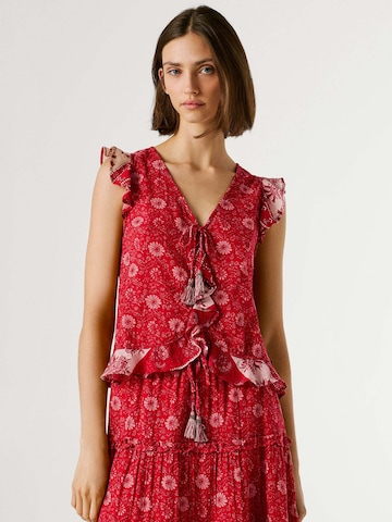 Pepe Jeans Blouse 'CRISTAL' in Rood: voorkant