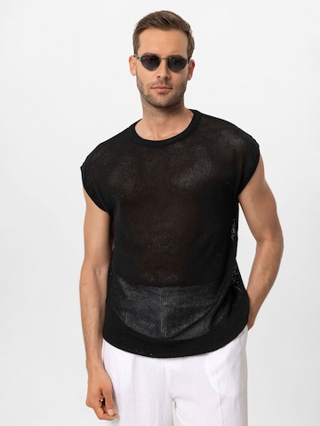 Antioch - Camiseta 'Stockholm' en negro: frente