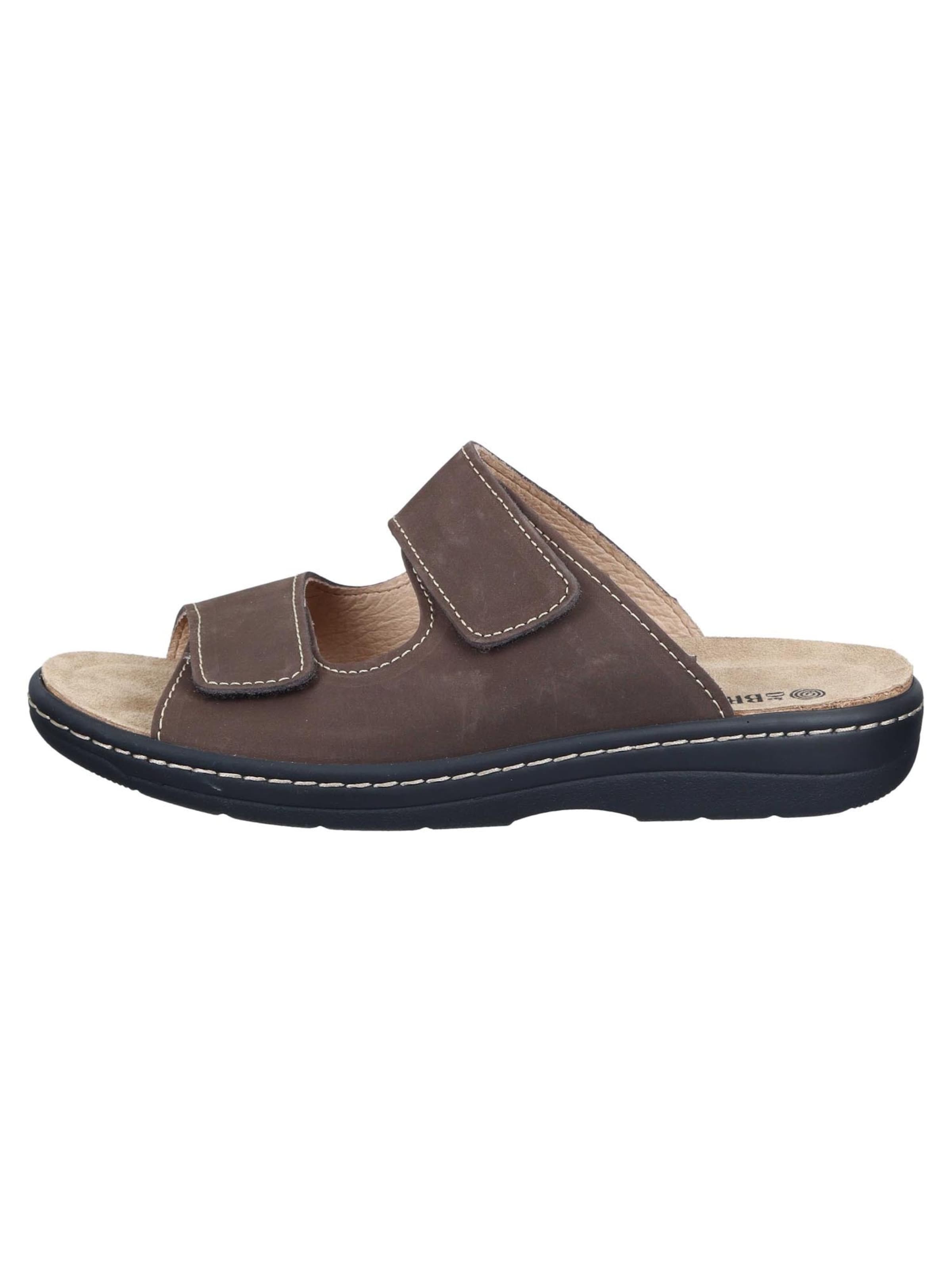 DR. BRINKMANN Pantolette 'Chelva'‌‌‌‌ in Braun: Vorderseite