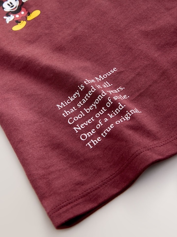 Next - Camisa 'Mickey Mouse' em vermelho