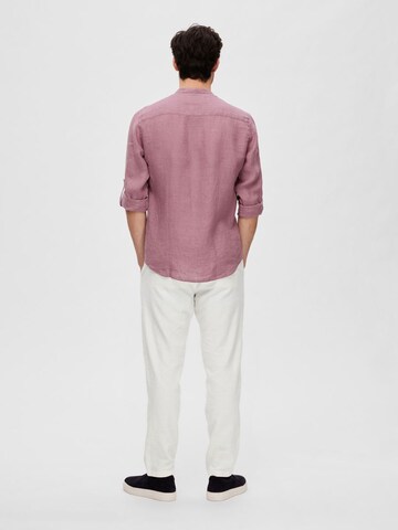 SELECTED HOMME Regular Fit Skjorte 'Kylian' i pink