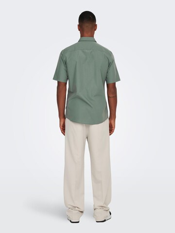 žalia Only & Sons Standartinis modelis Marškiniai 'Sane'