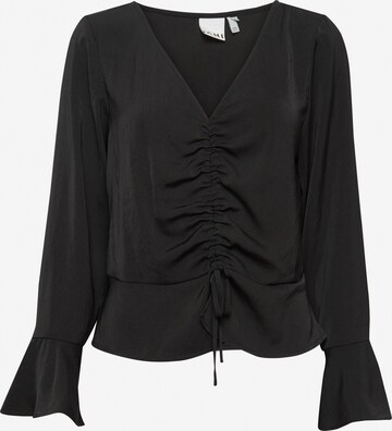 ICHI Blouse 'KATINA' in Zwart: voorkant