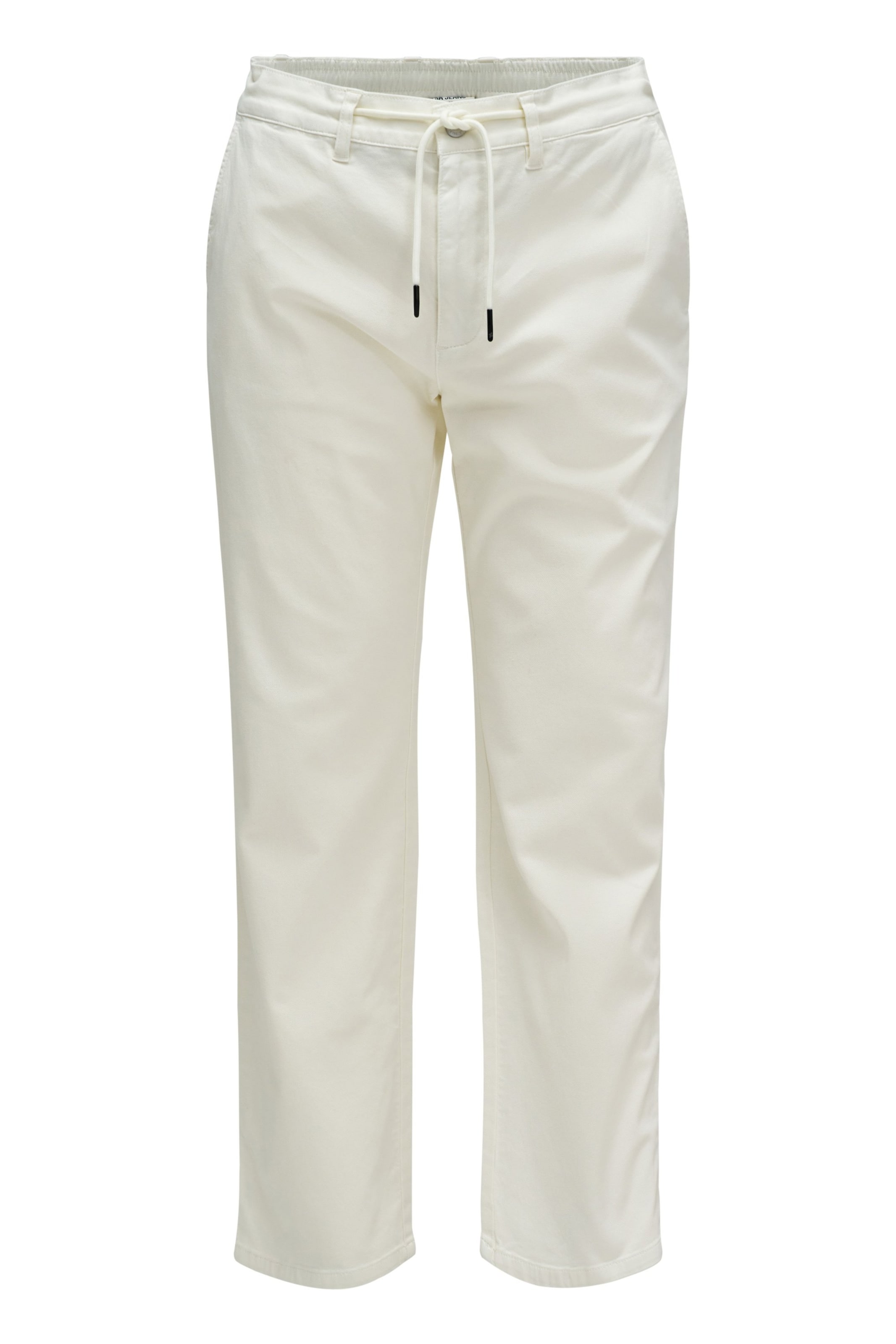 Salsa Jeans Regular Broek in Beige: voorkant