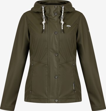 Schmuddelwedda Between-Season Jacket in Green: front