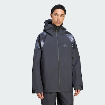 ADIDAS TERREX Μπουφάν πεζοπορίας σε μαύρο: μπροστά