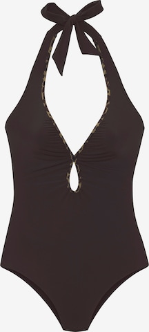 Maillot de bain LASCANA en marron : devant