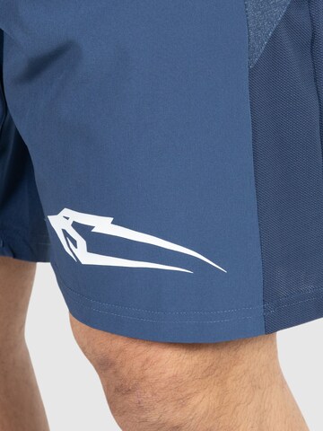 Regular Pantalon de sport Smilodox en bleu