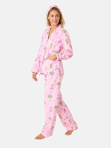PJ Salvage Pyjama ' Flannels ' in Roze