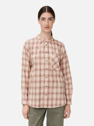 CAMEL ACTIVE Karobluse aus Baumwollmix in Pink: Vorderseite