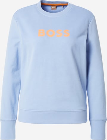 BOSS Orange Sweatshirt 'Ela' in Blau: predná strana