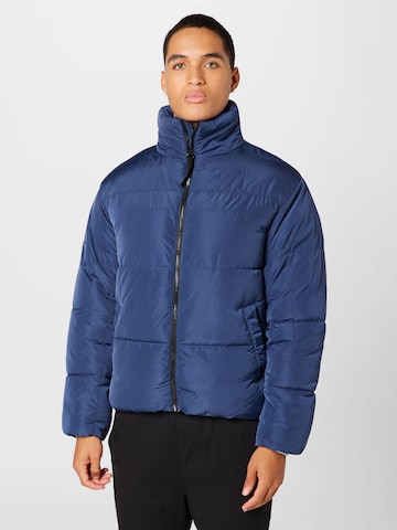 Only & Sons Winter Jacket 'EVERETT' in Blue: front