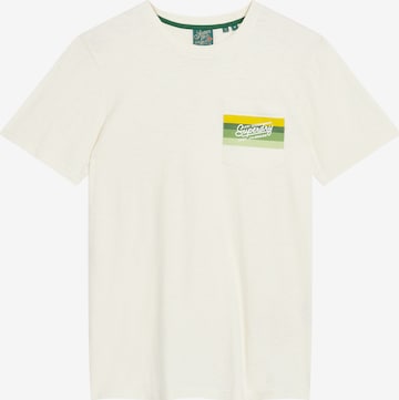 Superdry Тениска 'CALI' в бяло: отпред
