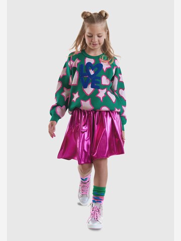 Denokids Trui ' CFF-25S1-057 ' in Groen: voorkant