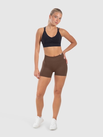 Smilodox Tapered Sportbroek ' Cetrina Pro ' in Bruin