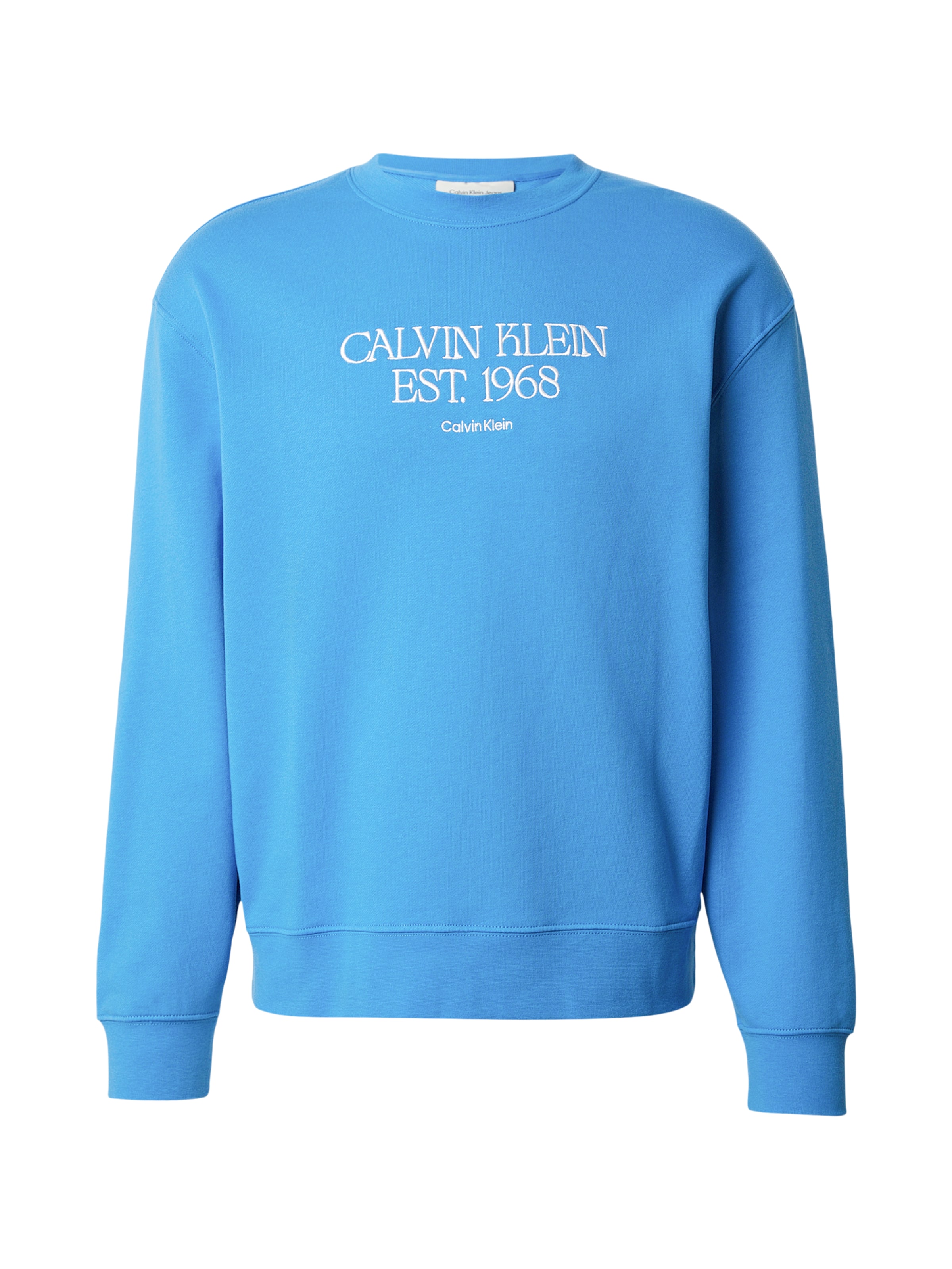 Calvin Klein Jeans Sweatshirt '1968 NYC' in Azure / White, Item view