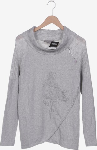 Elisa Cavaletti Sweatshirt & Zip-Up Hoodie in XL in Grey: front