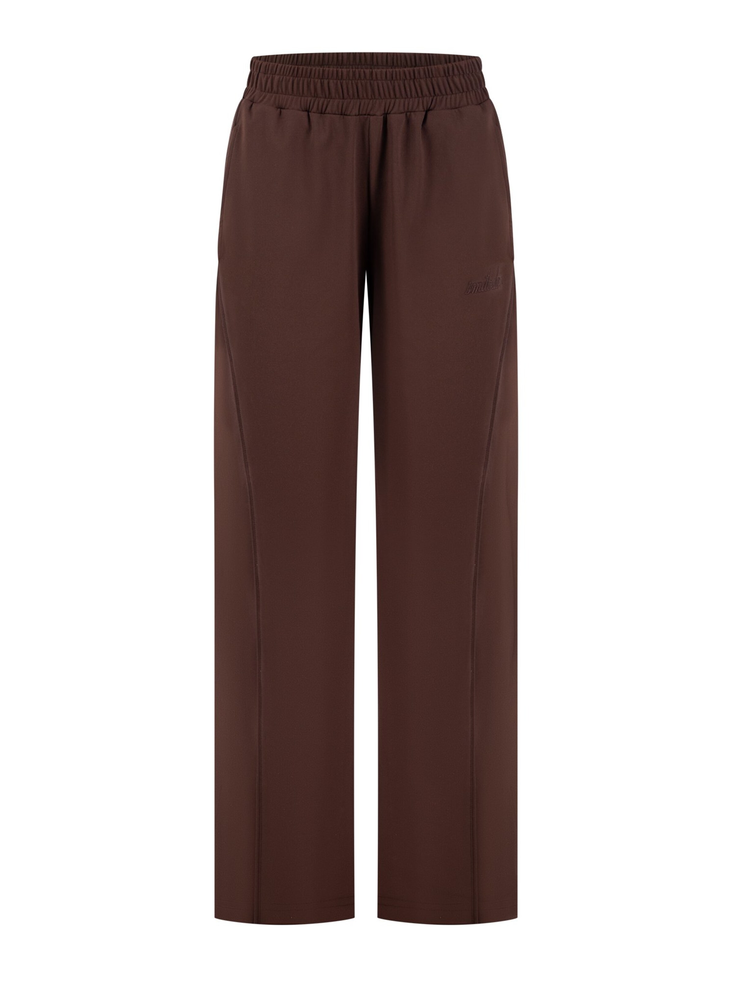 Smilodox Loosefit Broek in Bruin: voorkant