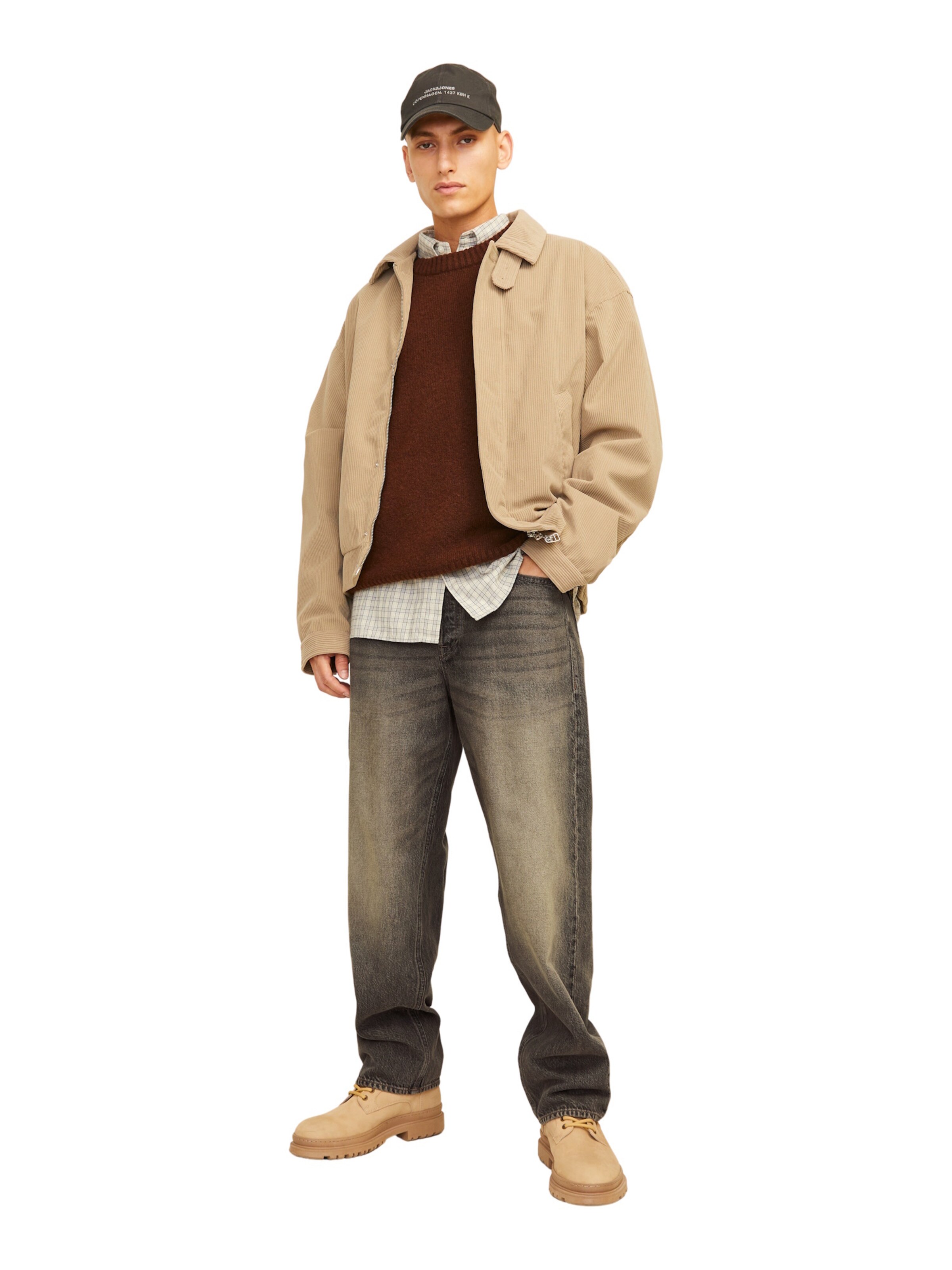 Loosefit Jean 'JJIEddie JJOriginal' JACK & JONES en noir